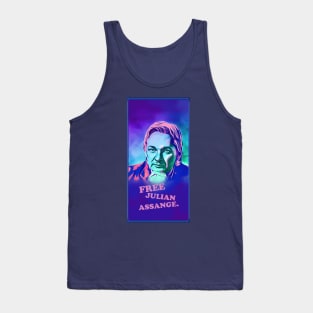 FREE JULIAN ASSANGE Tank Top